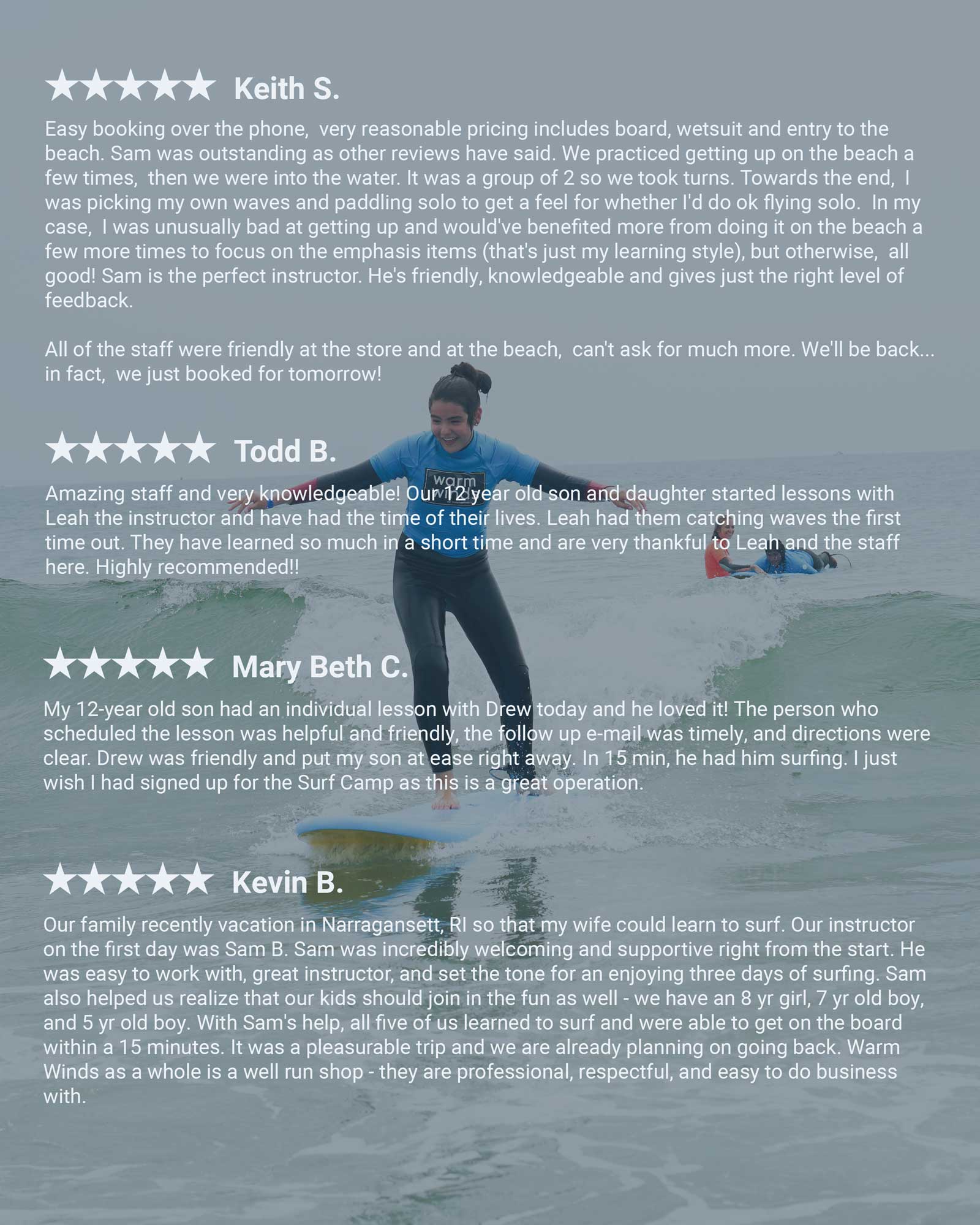 best surf lessons in rhode island
